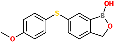 (image for) MC080210 1,3-Dihydro-1-hydroxy-6-[(4-methoxyphenyl)thio]-2,1-benzoxaborole